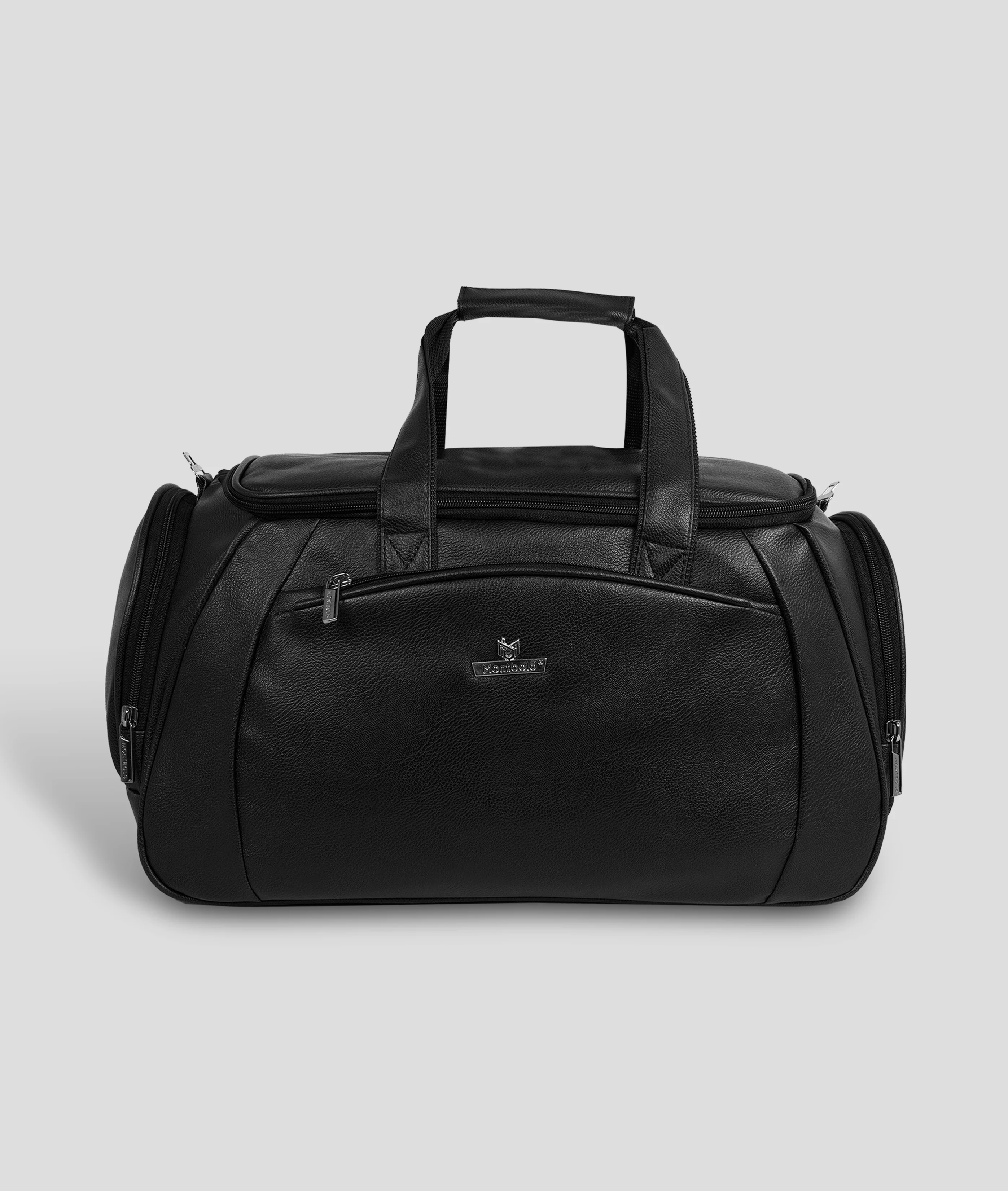 Premium Leatherette Duffle Bag with Multiple